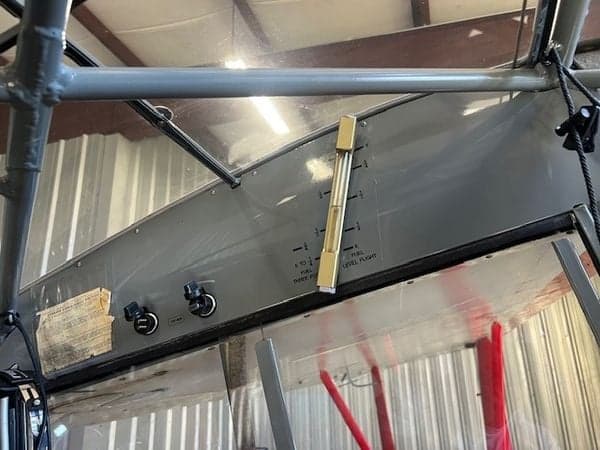 Aircraft cockpit instrument panel with N226T visible.