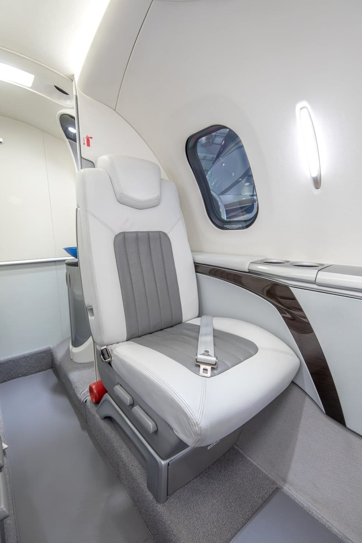 HondaJet HA-420 cabin interior with seats.