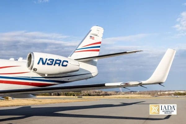 Tail and engine view of the N3RC Astra SPX.