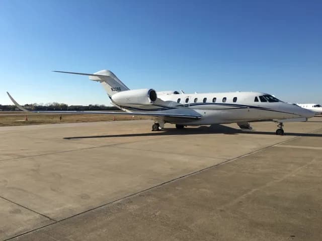 N22RG Citation X aircraft parked on the tarmac.