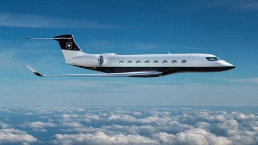 Bombardier Global Express aircraft on the tarmac.