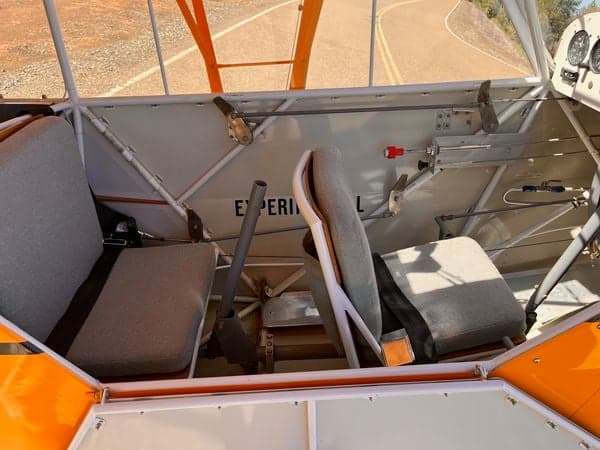 Cockpit view of N320AK instrument panel.