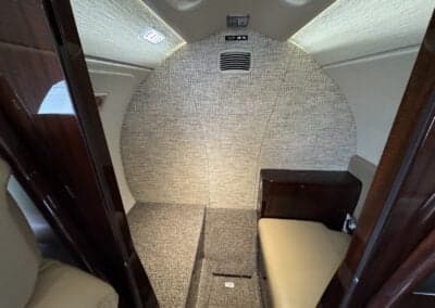 The rear interior of the Citation CJ3+ aircraft.