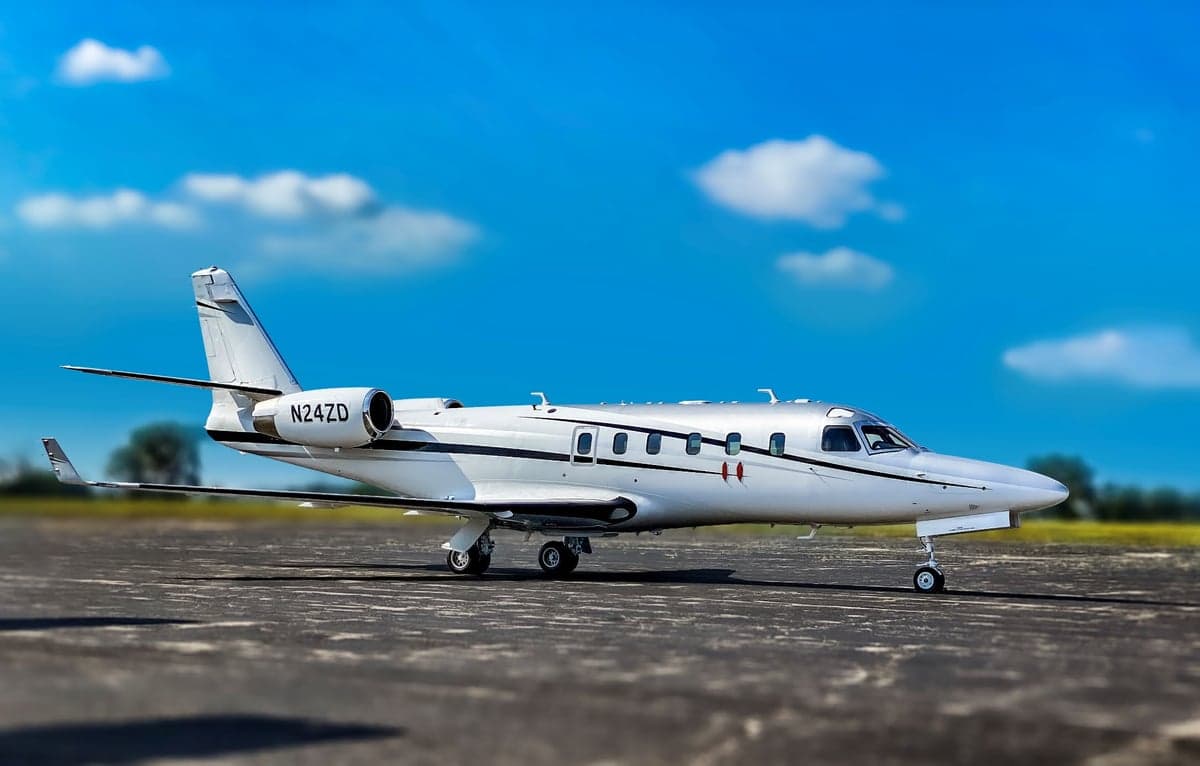 N24ZD Cessna Citation CJ3+ on the tarmac.