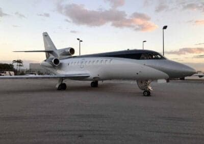 C-FXOO aircraft parked on the tarmac.