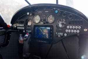 Instrument panel of the aircraft.