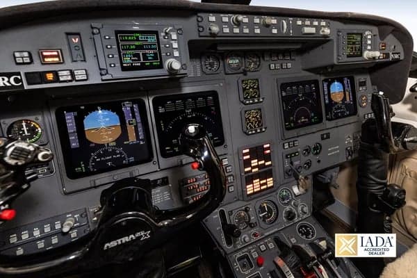 Close up of the instrument panel of the Astra SPX.