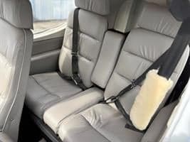 View of the rear seats of the aircraft.