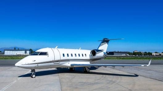 Bombardier Global 6000 aircraft on the tarmac.