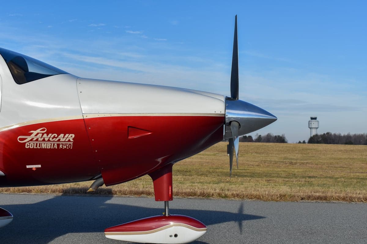 Lancair Columbia 350 aircraft N6508F on the ground.