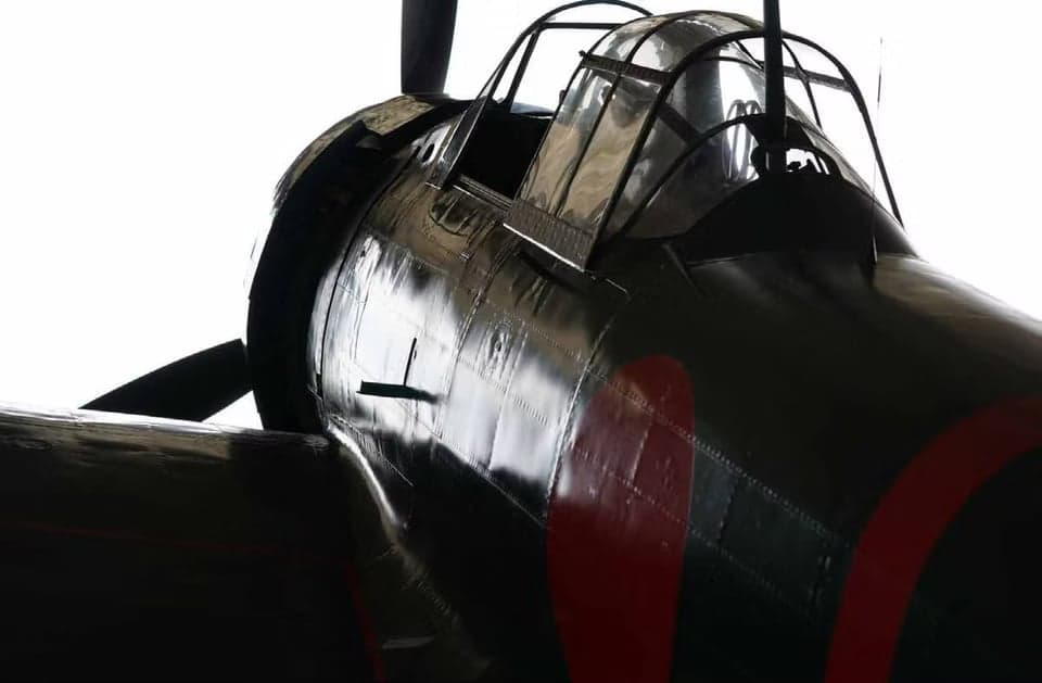 A Mitsubishi A6M Zero on the tarmac.
