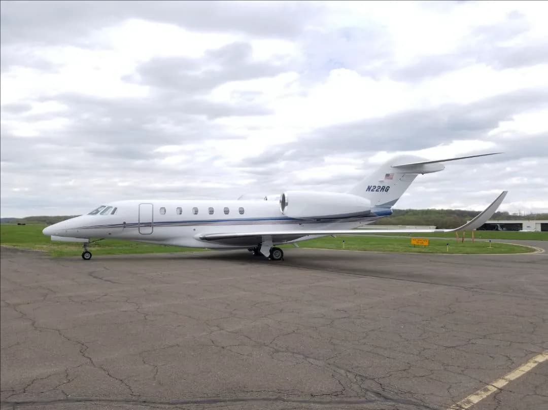 Cessna Citation Latitude on the tarmac.