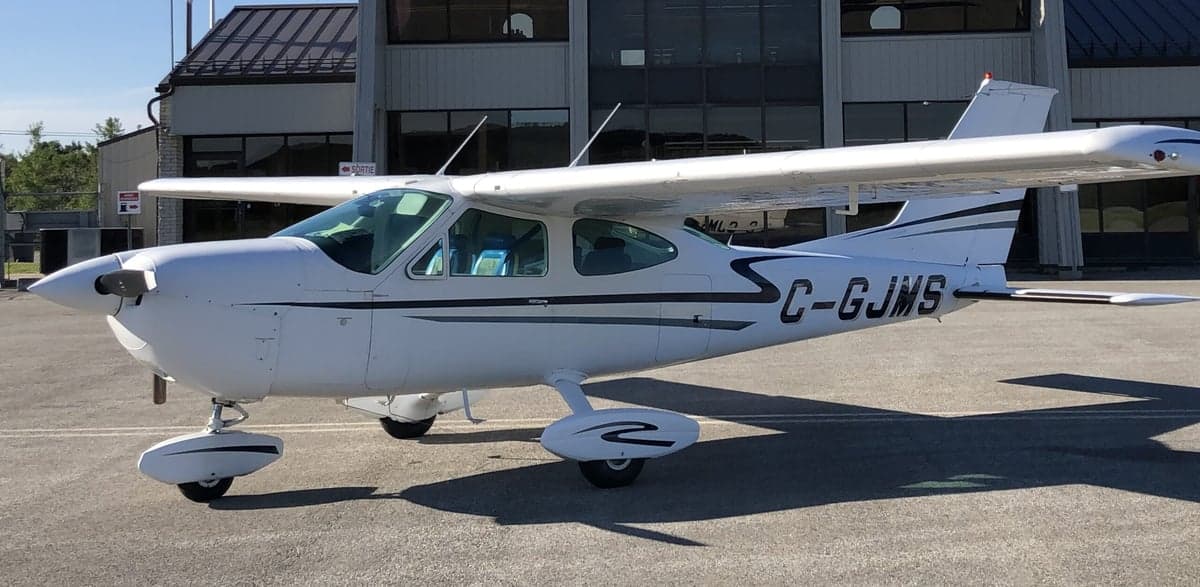 C-GJMS Cessna Cardinal 177 on the tarmac.