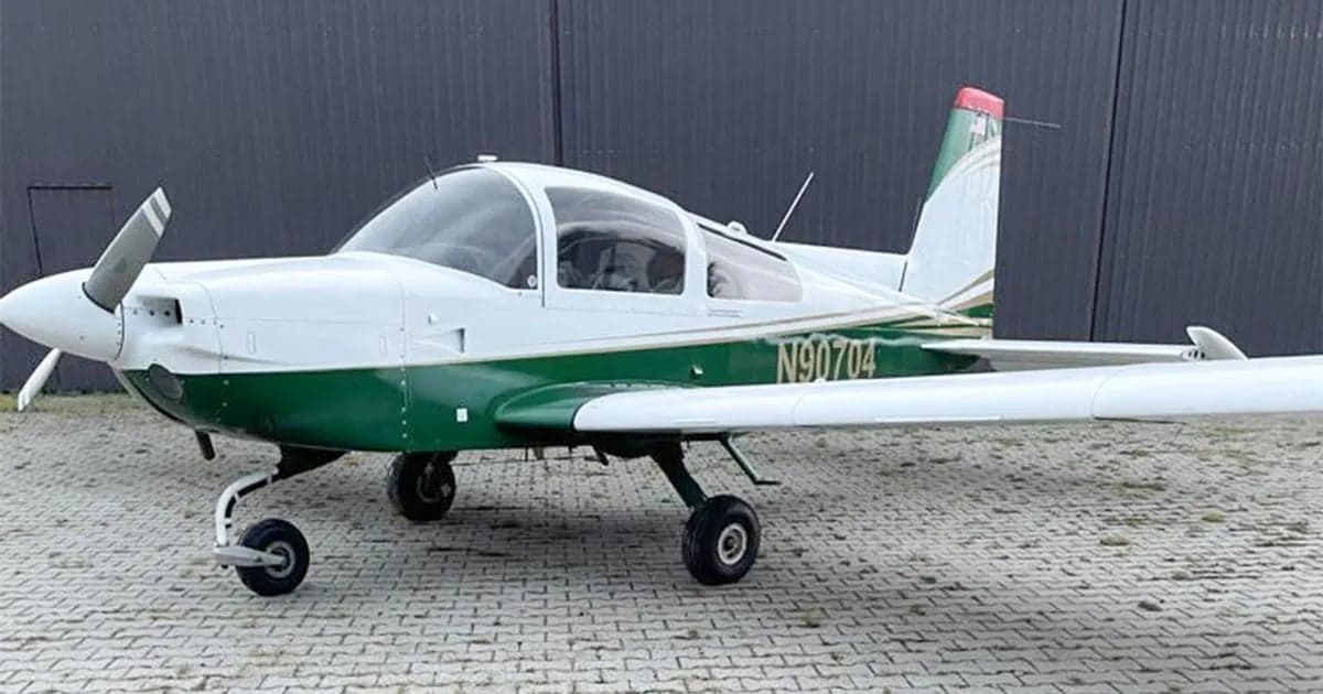 N90704 aircraft parked on the tarmac.