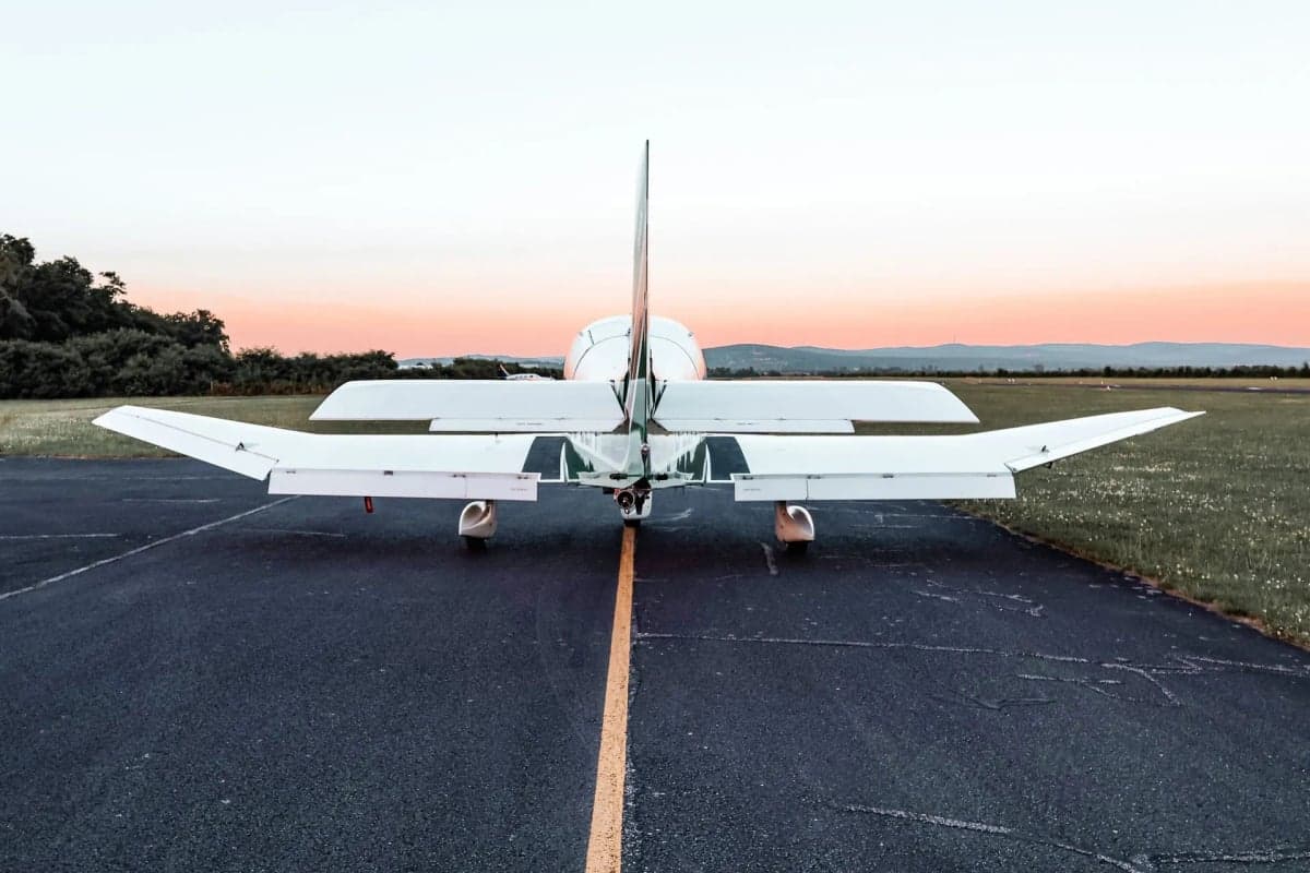 Side view of the Robin D-EEPF aircraft on the tarmac.