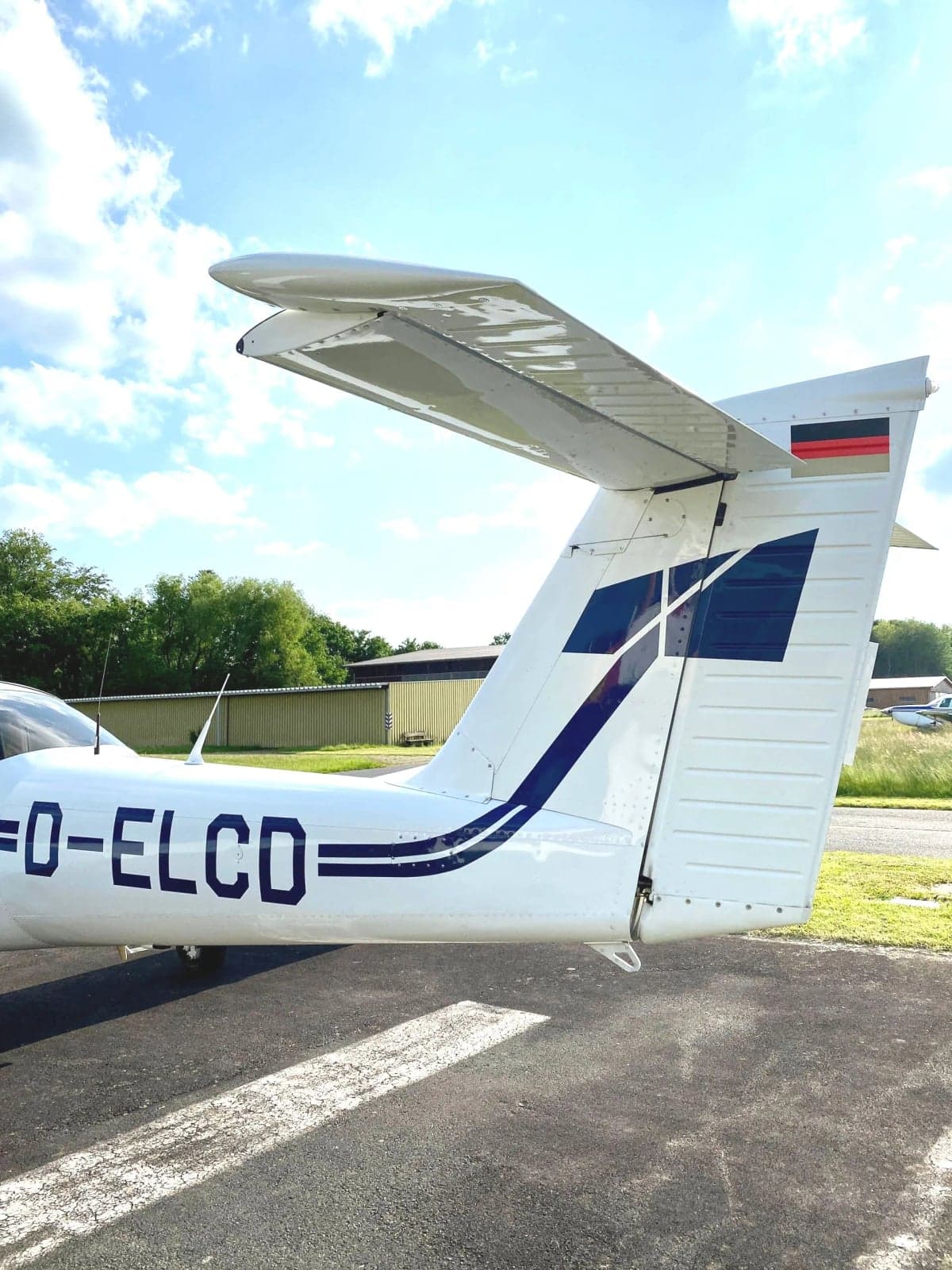 View of the back seats in the D-ELCD aircraft.