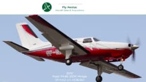 A 2010 Piper PA46-350P Mirage, registration SP-NAZ, in flight.