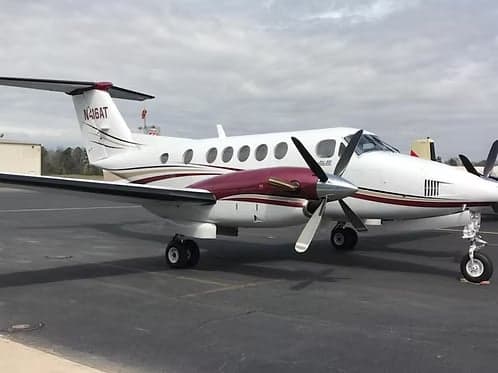King Air 200 on the tarmac.